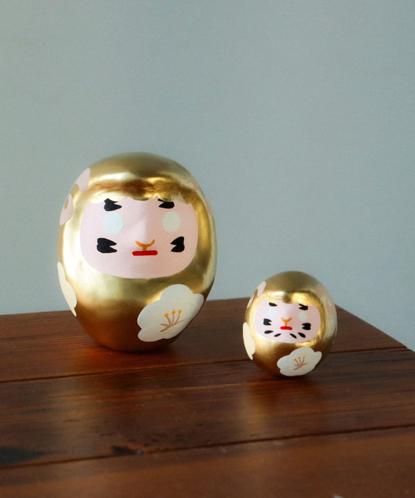 【別注】白河だるま総本舗 / 干支だるま 未 小 ※商品の色味は白背景商品単体で撮影した画像をご参照ください。
