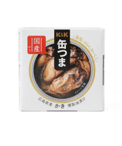 K＆K / 缶つま 広島県産 かき 燻製油漬け