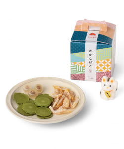 〈BEAMS JAPAN〉わがしばこ「其の二」ゆず甘納糖 抹茶プチせんべい 梅飴