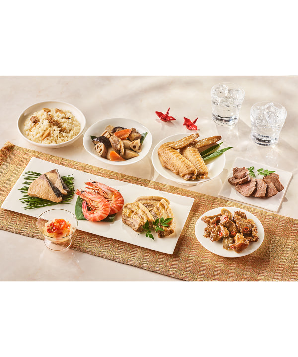 【別注】石井食品 / すごい熊本酒肴箱 2人前 BEAMS JAPAN 限定特典「干支の置物」付 イメージ画像「食器」などは付属しません