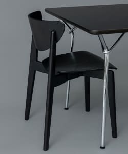 【ショップ限定商品】天童木工 / スタッキングチェア【SORI YANAGI DESIGN BLACK COLLECTION】