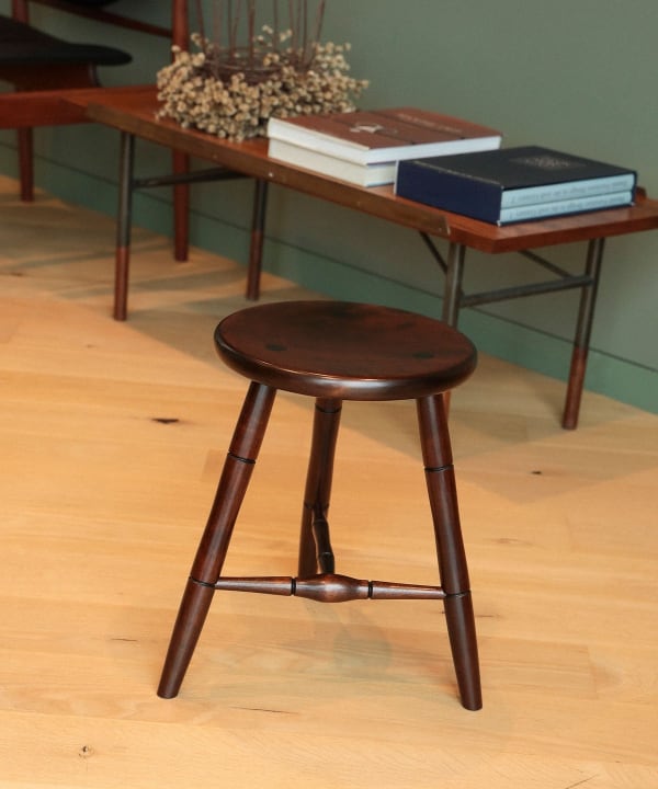 fennica（フェニカ）松本民芸家具 / 別注色 T型三脚 スツール