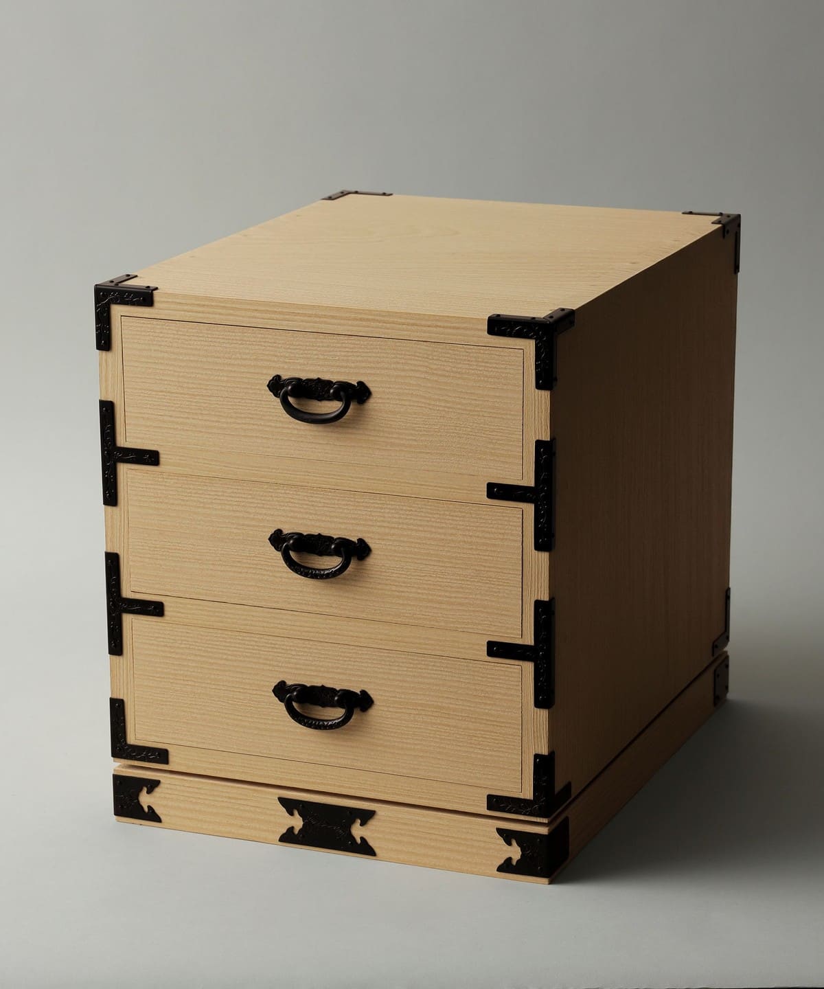 【三味線スタンド】美品　二丁掛け　桐　全桐 引き出し付き 三味線スタンド】美品 二丁掛け 桐 全桐 引き出し付き