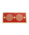 Round twill/red