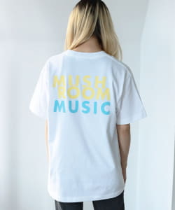 TOKYO CULTUART by BEAMS / MUSHROOM MUSIC Logo Tee Shirt