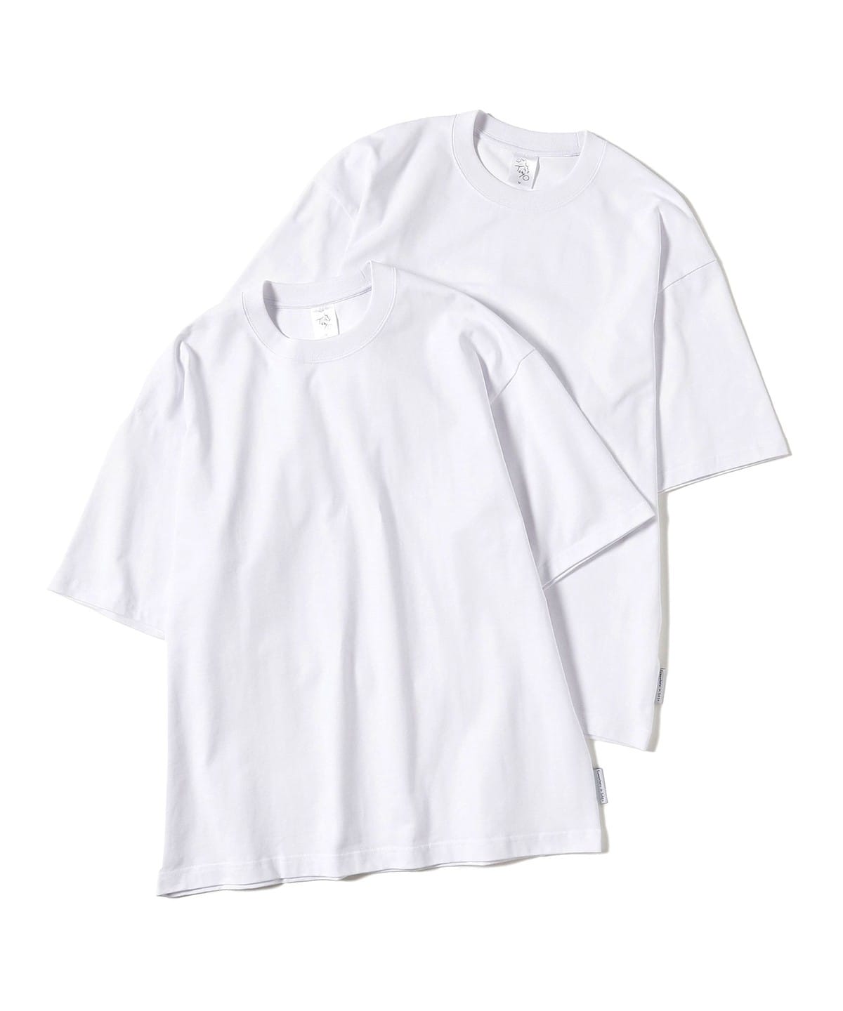 Somewhere in Tokyo サムウェア イン トウキョウ / 2Pack Tee White & White Tシャツ・カットソー MEN WHITE XL Somewhere in Tokyo サムウェア イン トウキョウ / 2Pack Tee White & White Tシャツ・カットソー MEN WHITE XL