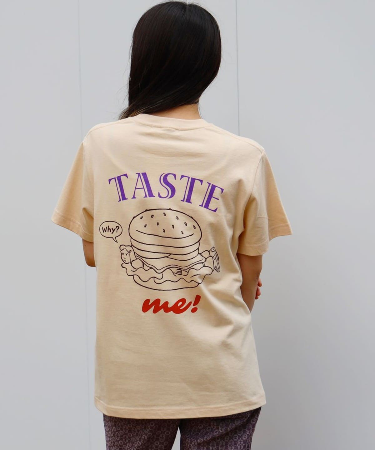 中島ミドリ / Taste me T shirt Tシャツ・カットソー WOMEN NATURAL XL 中島ミドリ / Taste me T shirt Tシャツ・カットソー WOMEN NATURAL XL