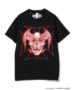 PUSHEAD / DEVILMAN SKULL Tシャツ