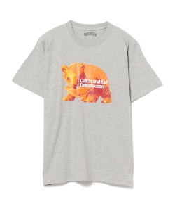 ULTRA HEAVY / Catch&eat 大雪山・熊Tシャツ 復刻 GRV
