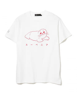 しまおまほ / スーベニア イラストTシャツ（あざらし)