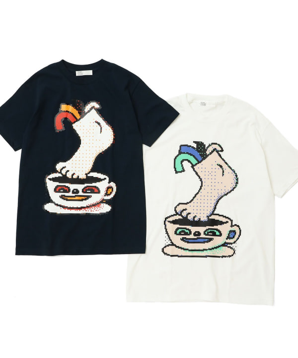 かこまき / アチチ片足コーヒー T-Shirt 複数の製品が写っている画像はイメージです。セット販売ではございません。