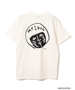 武藤敬司 & GREAT MUTA /  MY IDOL T-shirt LOGO ver. by HOLY SHIT (Illustration by SHINSUKE NAKAMURA)