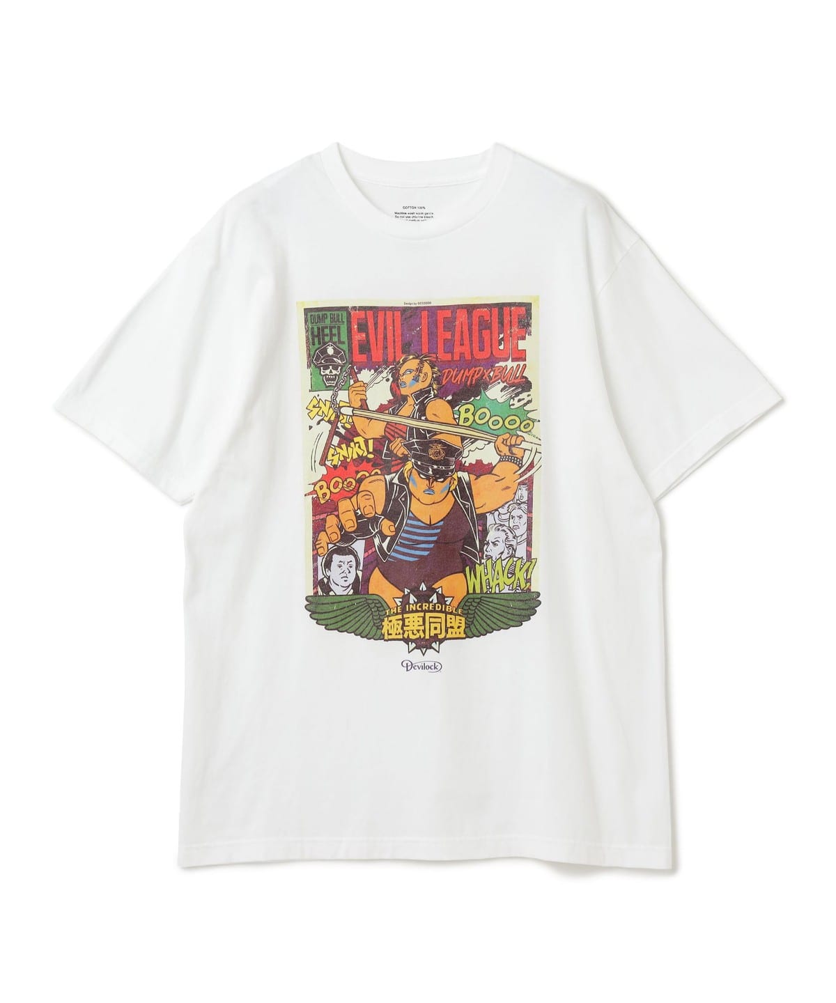 DEVILOCK × 極悪同盟 / Tシャツ (Designed by GOCCODO) Tシャツ・カットソー MEN WHITE M DEVILOCK × 極悪同盟 / Tシャツ (Designed by GOCCODO) Tシャツ・カットソー MEN WHITE M