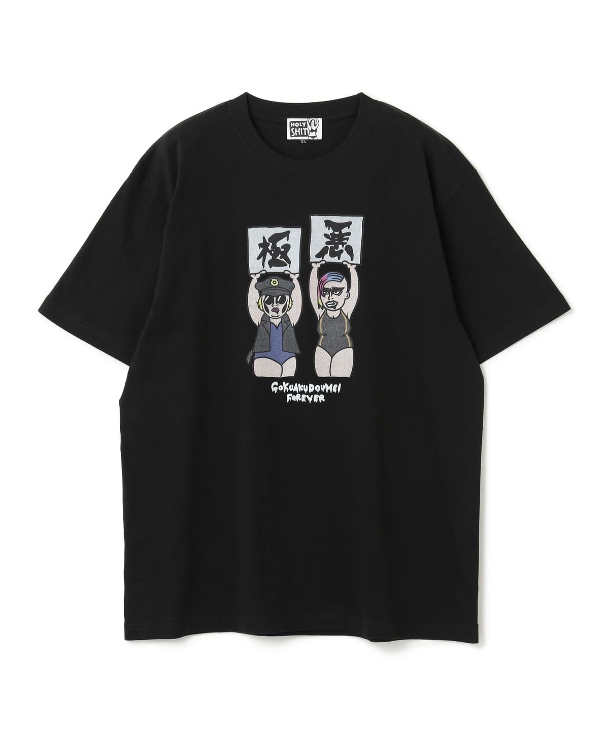 HOLY SHIT × 極悪同盟 / FOREVER Tシャツ(Designed by unspooky) Tシャツ・カットソー MEN BLACK L HOLY SHIT × 極悪同盟 / FOREVER Tシャツ(Designed by unspooky) Tシャツ・カットソー MEN BLACK L