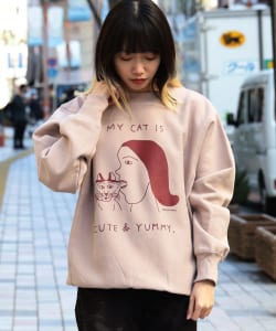 HONGAMA / MY CAT Sweat shirt