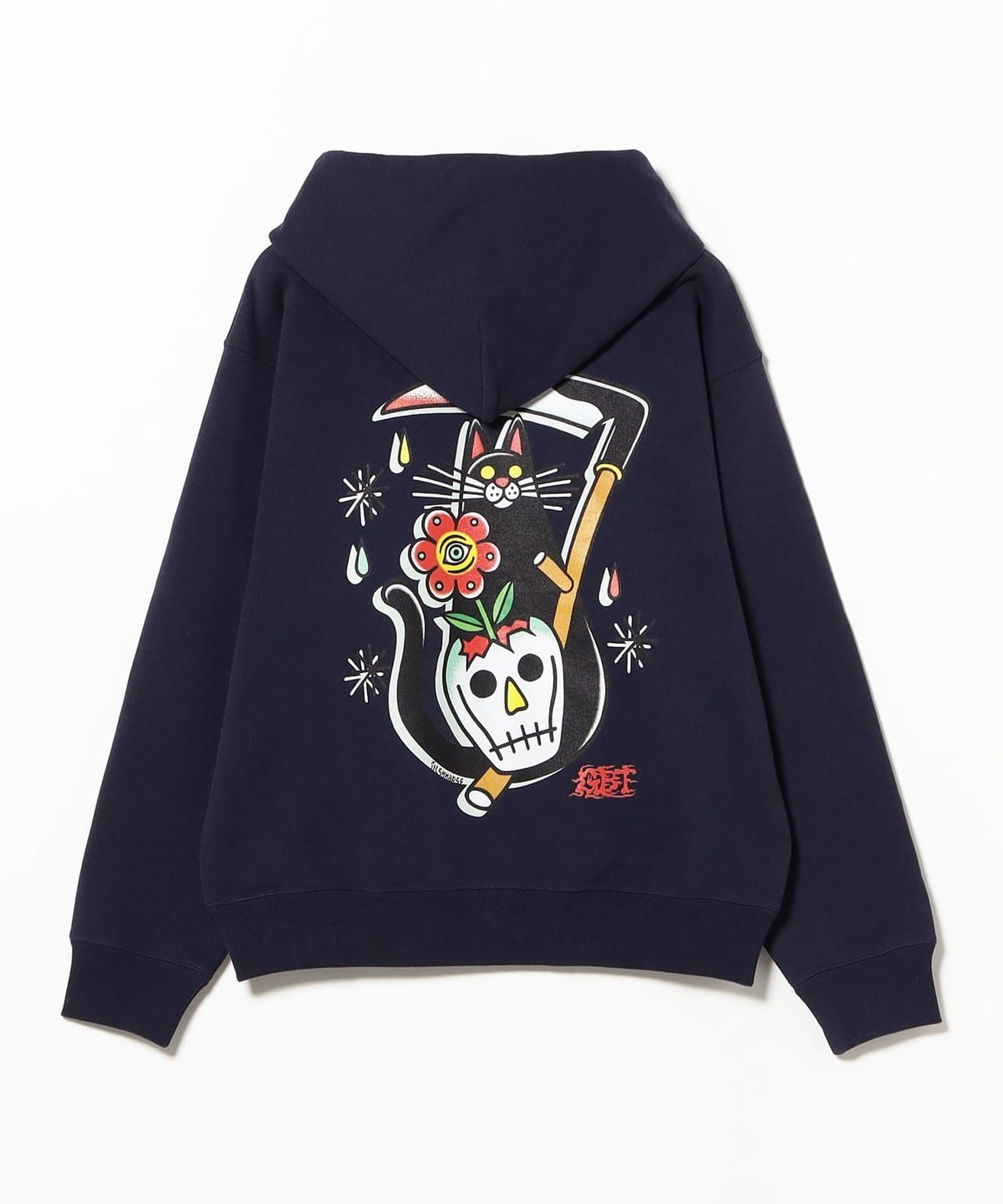 GxBxT / ILLSYNAPSE Sweat Parka �g�b�v�X MEN NAVY S