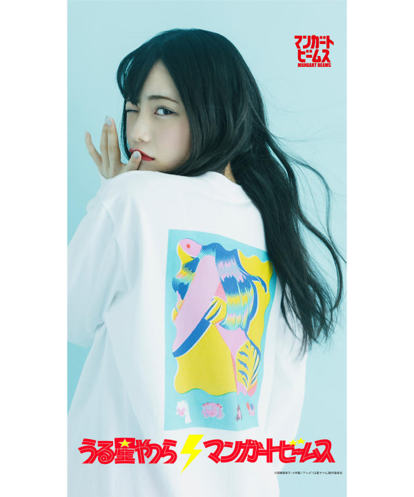 MANGART BEAMS Urusei Yatsura / Hikaru Ichijo Long sleeve T-shirt