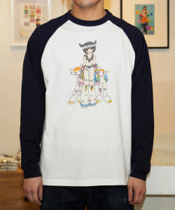 田中かえ / ibuki Raglan Sleeve Tee shirt