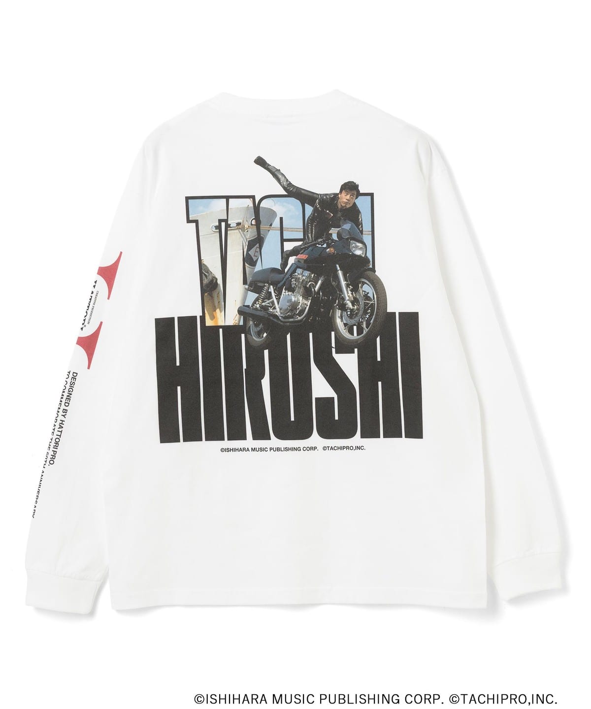 【受注生産商品】服部プロ × 舘ひろし / ロゴ Long Sleeve T-Shirt Tシャツ・カットソー MEN WHITE XXL 【受注生産商品】服部プロ × 舘ひろし / ロゴ Long Sleeve T-Shirt Tシャツ・カットソー MEN WHITE XXL
