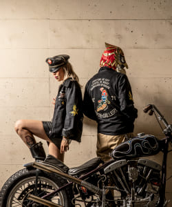 RUDE GALLERY / NUDE MAP VIETNAM JACKET 〈ART WORK by Rockin'Jelly Bean〉