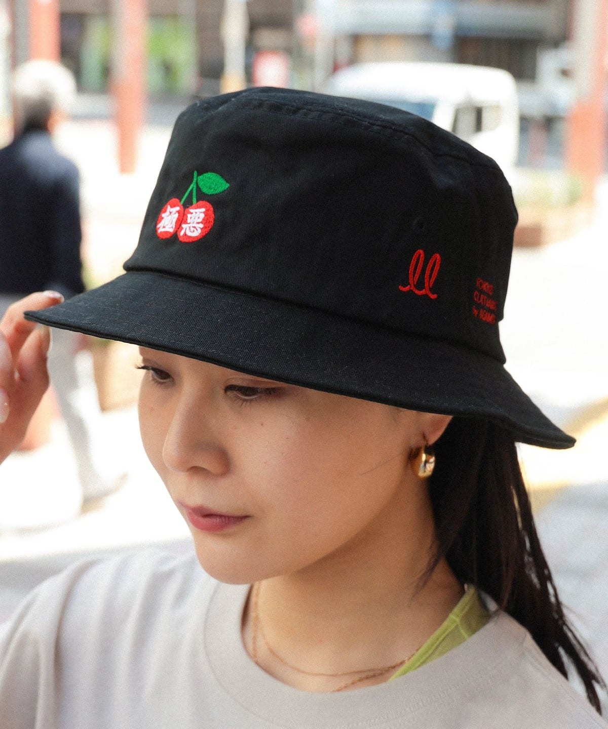 来夢来人 ライムライト(天久聖一) / 極悪 HAT 帽子 MEN BLACK ONE SIZE 来夢来人 ライムライト(天久聖一) / 極悪 HAT 帽子 MEN BLACK ONE SIZE