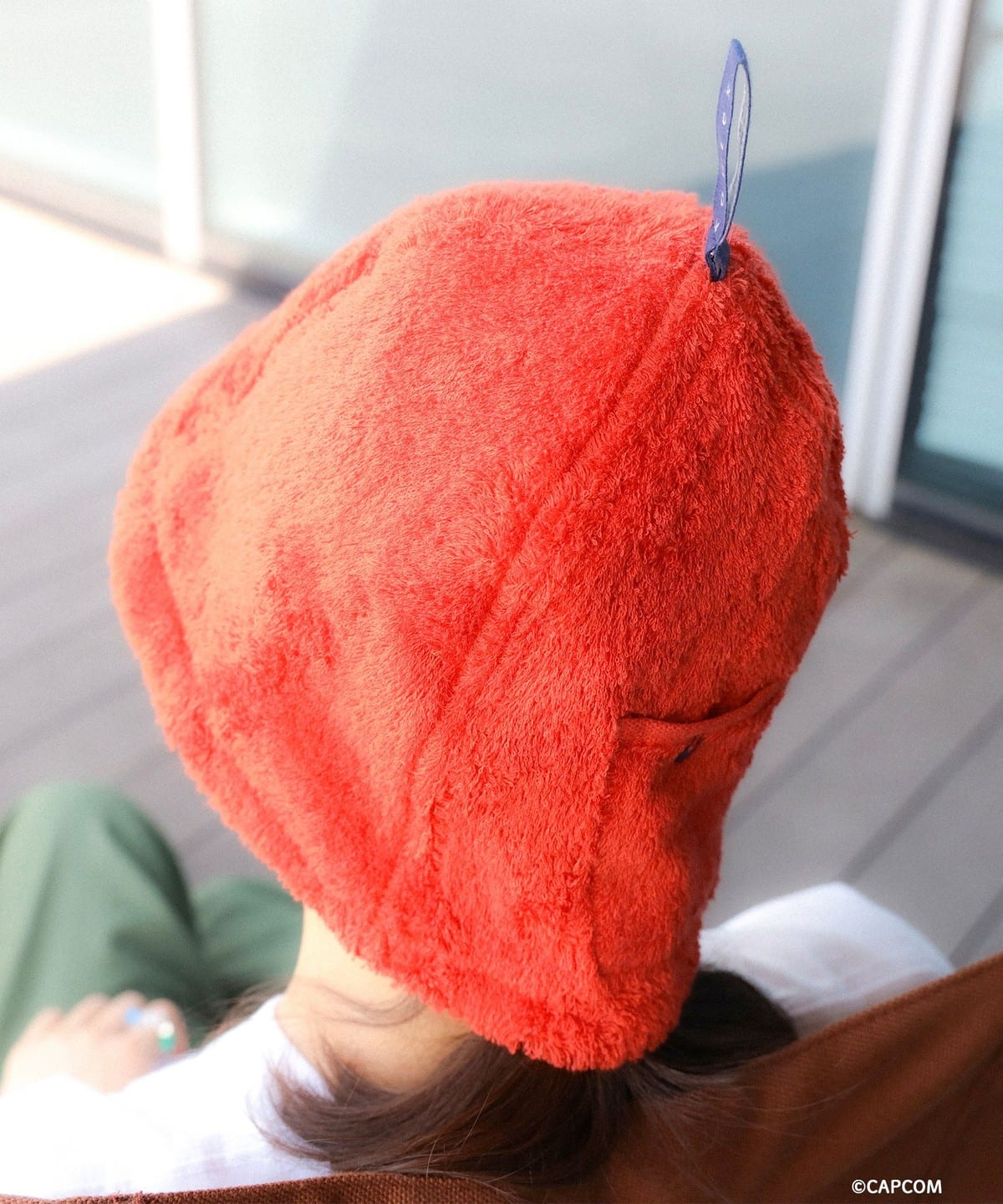 今治サウナハット ストリートファイターコラボ 紺 ネイビー BEAMS