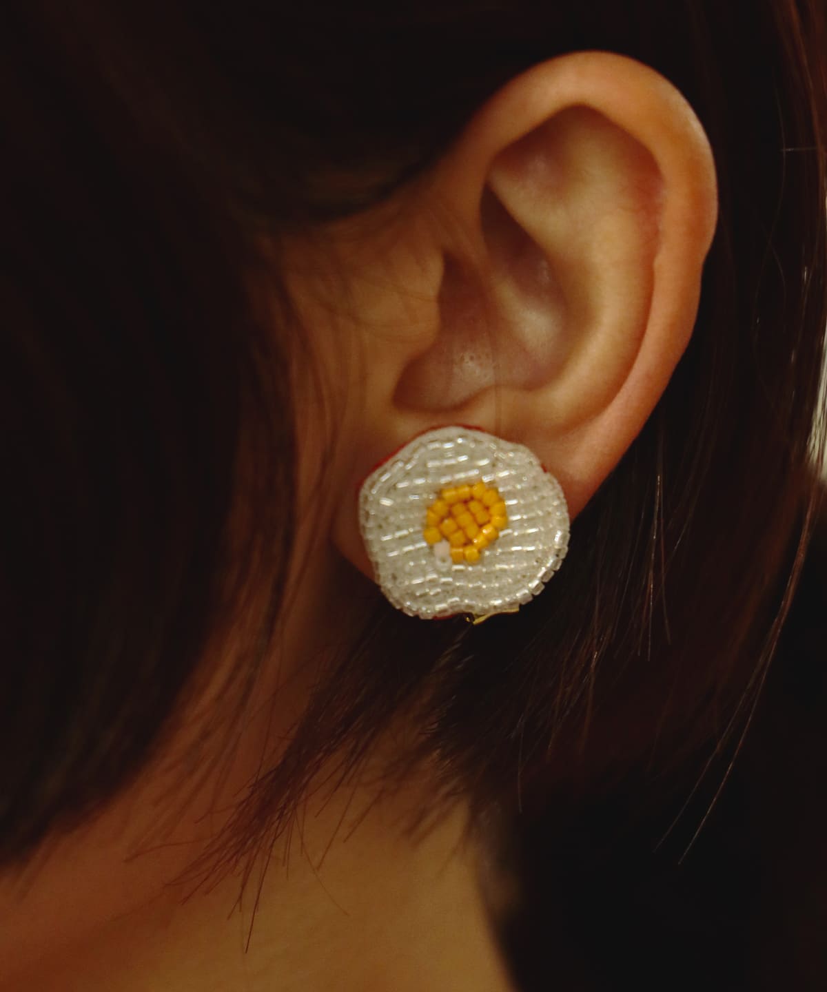 BUCCELLATI 花モチーフ ピアス(片耳用)