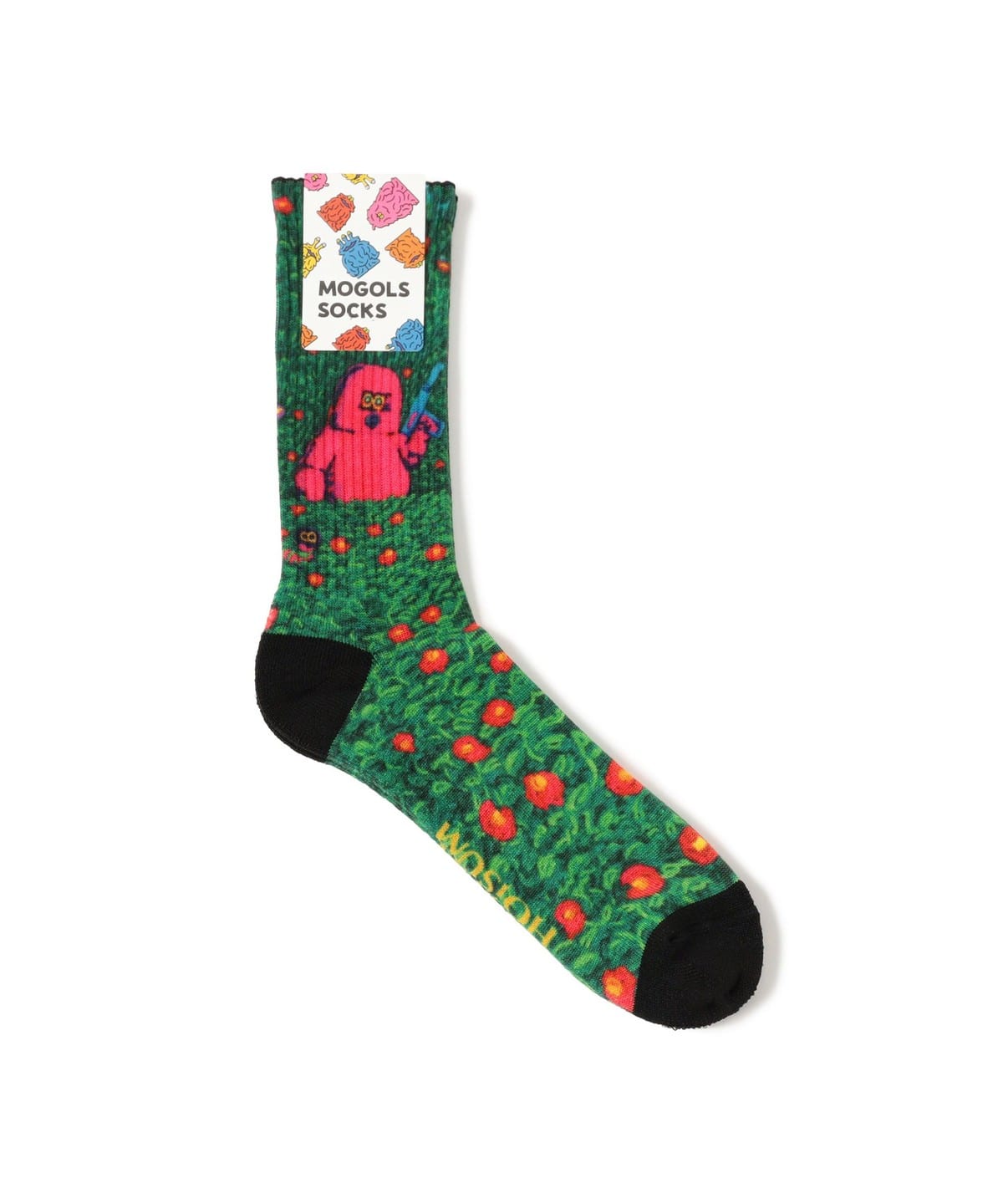 フジサキタクマ × HOiSUM / MOGOLS SOX レッグウェア MEN HAZARD PINK M(25~28) フジサキタクマ × HOiSUM / MOGOLS SOX レッグウェア MEN HAZARD PINK M(25~28)