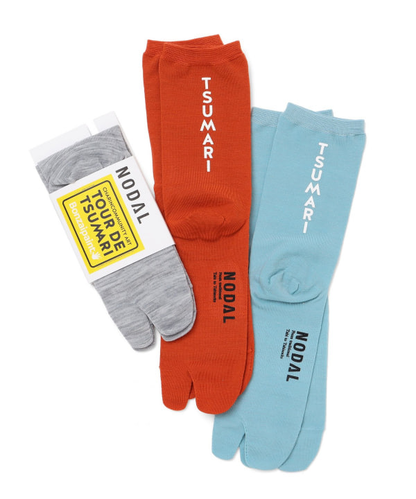 TOUR DE TSUMARI × NODAL / “ACHILLES & SHEEP” Australian MerinoWool Socks 複数の製品が写っている画像はイメージです。セット販売ではございません。