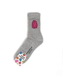 フジサキタクマ × Hoisum / MOGOL MUTANT Embroidery SOX