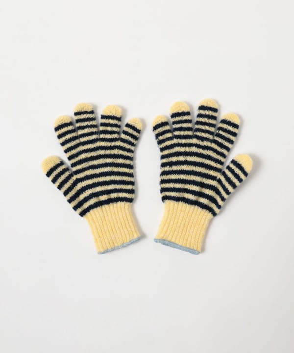 TEMBEA / GUNTE BORDER LT-YELLOW x DK-NAVY/ICE-