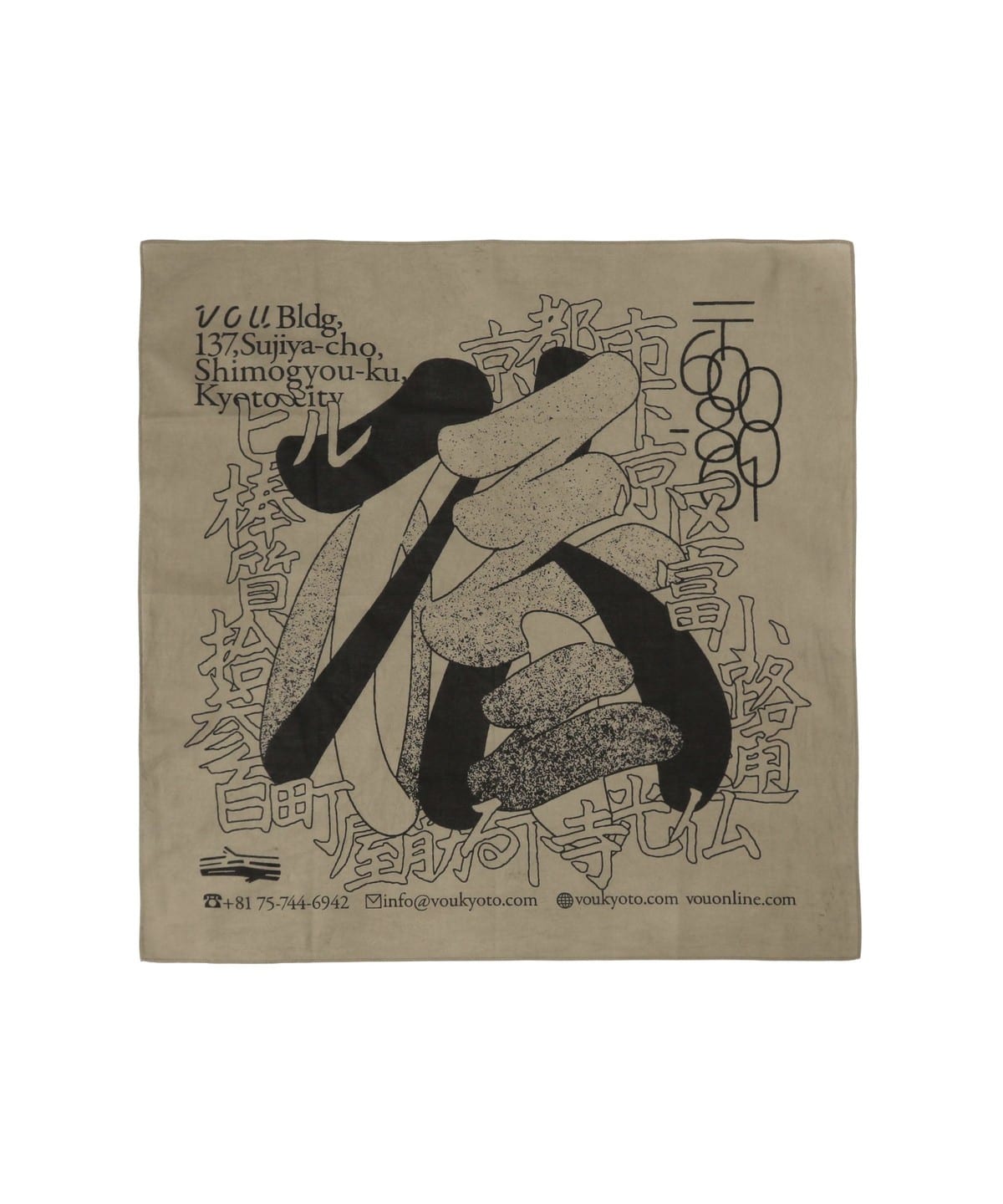 VOU / �_ contact BANDANA ���z�E���� MEN OLIVE ONE SIZE