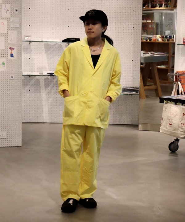DIGAWEL × NOWHAW / "day" pajama #yellow 商品の色味は白背景商品単体で撮影した画像をご参照ください。