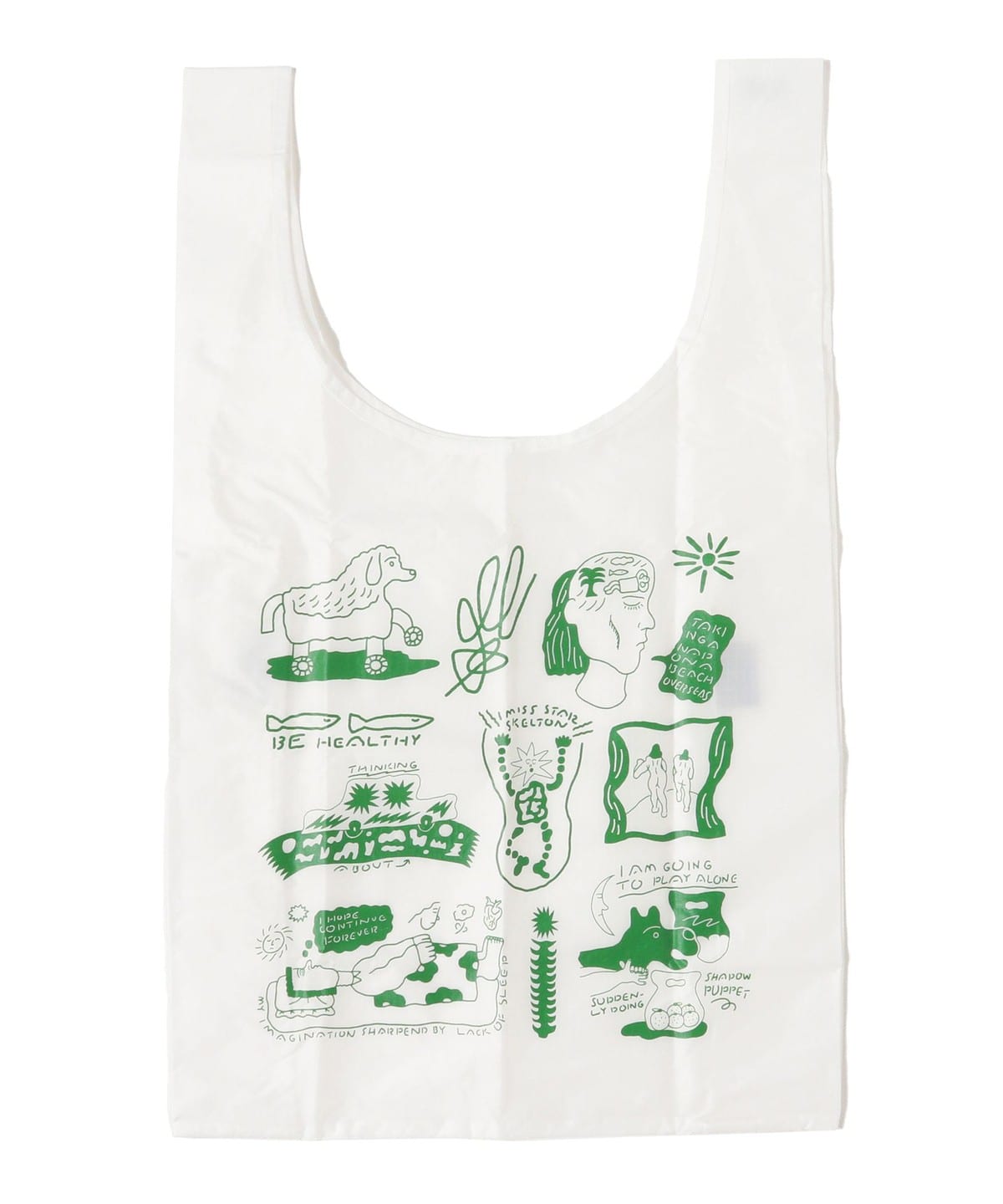 【別注】norahi × BAGGU バグゥ / Eco Bag バッグ WOMEN WHITE ONE SIZE 【別注】norahi × BAGGU バグゥ / Eco Bag バッグ WOMEN WHITE ONE SIZE