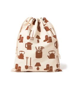 勝山八千代 / 総柄 巾着 大