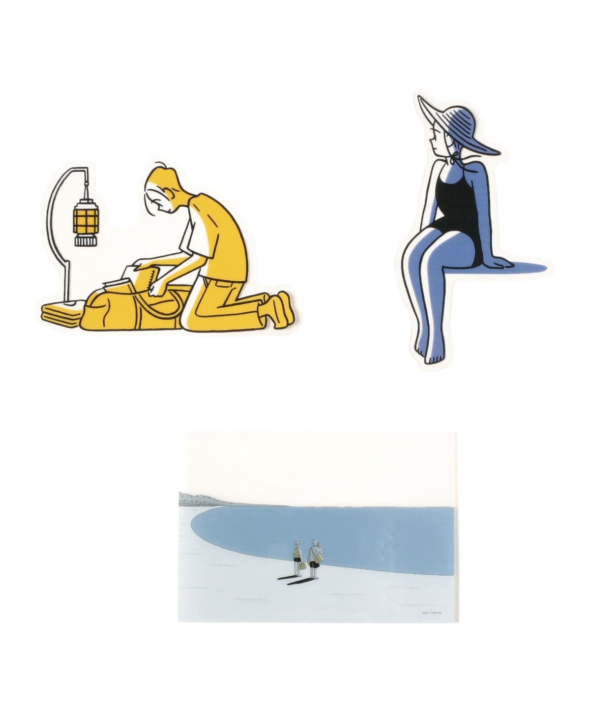小幡彩貴 / Sticker set 雑貨・ホビー WOMEN 3SET ONE SIZE 小幡彩貴 / Sticker set 雑貨・ホビー WOMEN 3SET ONE SIZE