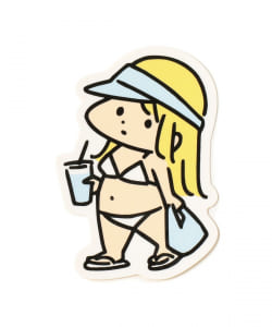 Yutanpo Shirane / mini GIRL S 貼紙