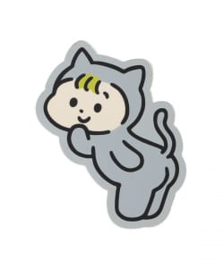 白根ゆたんぽ / NEW METALLIC CAT ステッカー