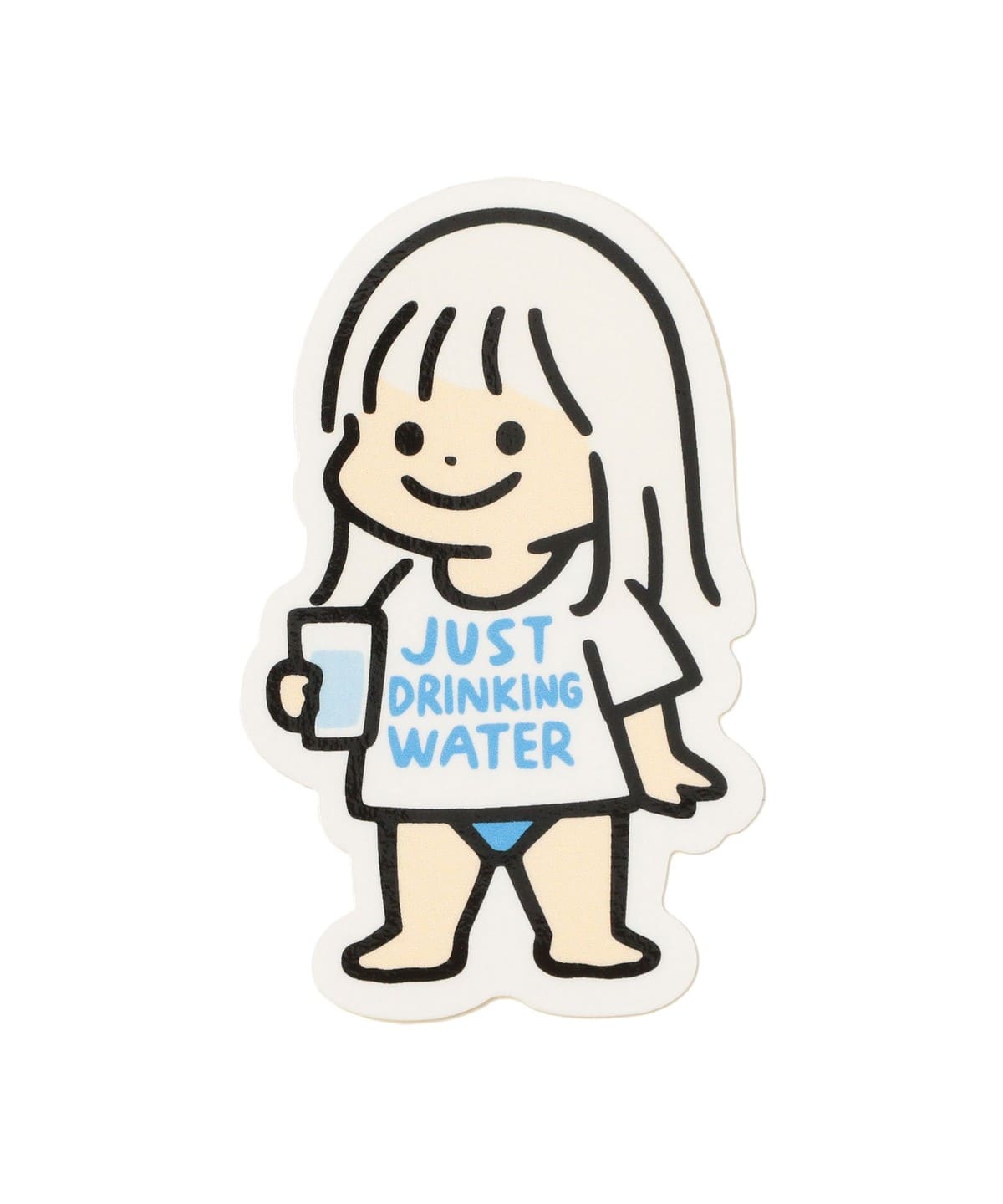 白根ゆたんぽ シラネユタンポ / NON AL WATER ステッカー 雑貨・ホビー MEN JUST DRINKING WATER ONE SIZE 白根ゆたんぽ シラネユタンポ / NON AL WATER ステッカー 雑貨・ホビー MEN JUST DRINKING WATER ONE SIZE