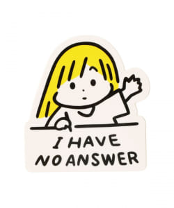 白根ゆたんぽ / I HAVE NOANSWER ステッカー