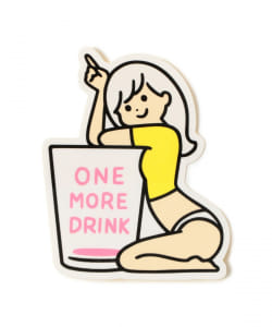 白根ゆたんぽ / ONE MORE DRINK ステッカー
