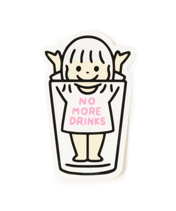 白根ゆたんぽ / NO MORE DRINK ステッカー