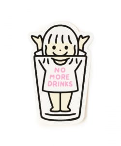 白根ゆたんぽ / NO MORE DRINK ステッカー