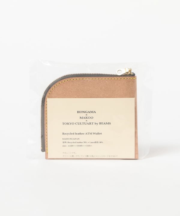 HONGAMA× MAKOO ATM Recycle Wallet BEAMS TOKYO CULTUART by BEAMS（トーキョー カルチャート by ビームス