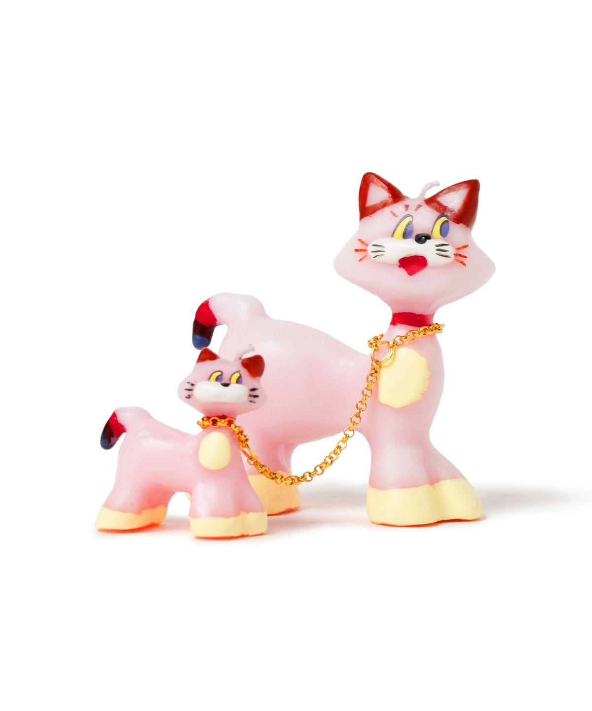 OLGA GOOSE CANDLE IK O[X Lh / PINK CATS CeA WOMEN - ONE SIZE