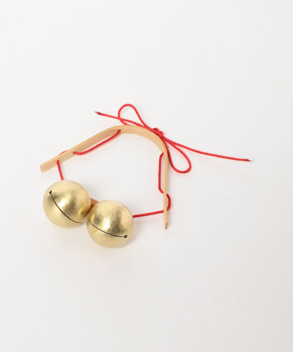 TOUR DE TSUMARI × KUMIKO ISOGAWA & YUDAI MOCHIZUKI / “チャリン” Brass Bells with Bamboo Bracket