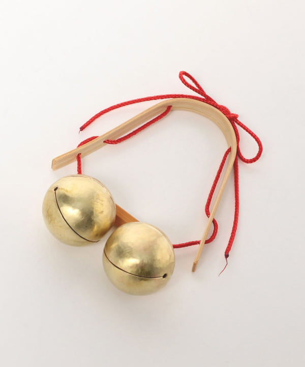 TOUR DE TSUMARI × KUMIKO ISOGAWA & YUDAI MOCHIZUKI / “チャリン” Brass Bells with Bamboo Bracket
