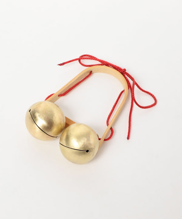 TOUR DE TSUMARI × KUMIKO ISOGAWA & YUDAI MOCHIZUKI / “チャリン” Brass Bells with Bamboo Bracket