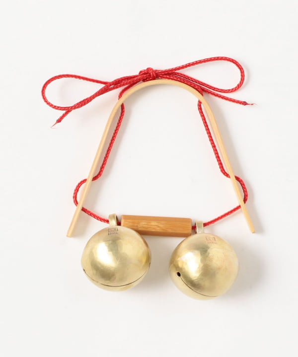 TOUR DE TSUMARI × KUMIKO ISOGAWA & YUDAI MOCHIZUKI / “チャリン” Brass Bells with Bamboo Bracket
