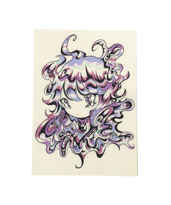 田中かえ　原画 サイン入り 額装済 イラストレーター ステッカー付き Amazon.co.jp: 田中かえ 原画 サイン入り 額装済